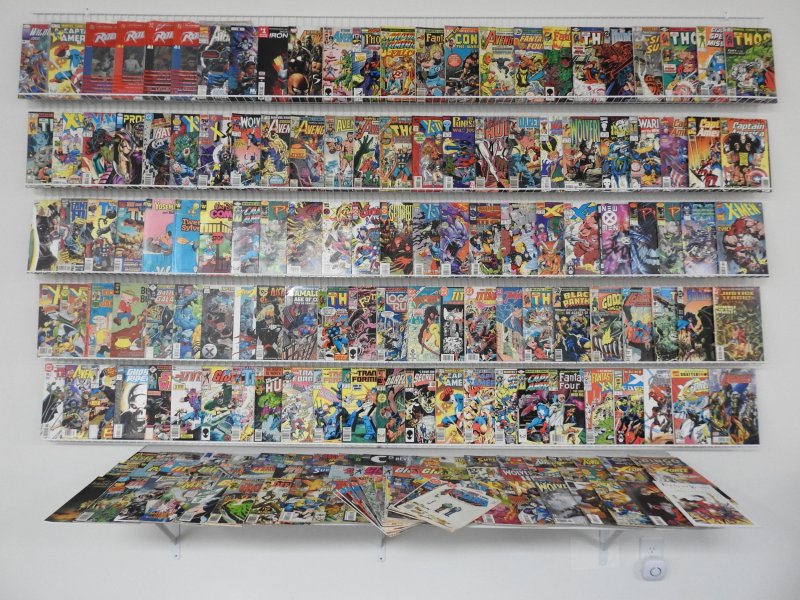 Huge Lot of 190+ Comics W/ Avengers, Thor, Captain America! Avg. FN+ Condition!