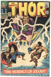 Thor #129 (1966) Hercules! 1st Ares!