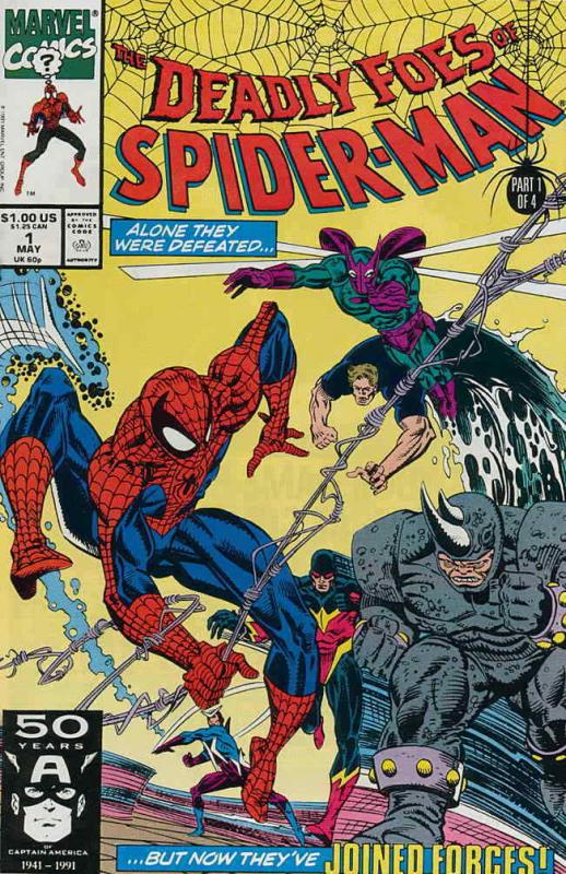 Deadly Foes of Spider-Man #1 VF/NM; Marvel | save on shipping - details inside