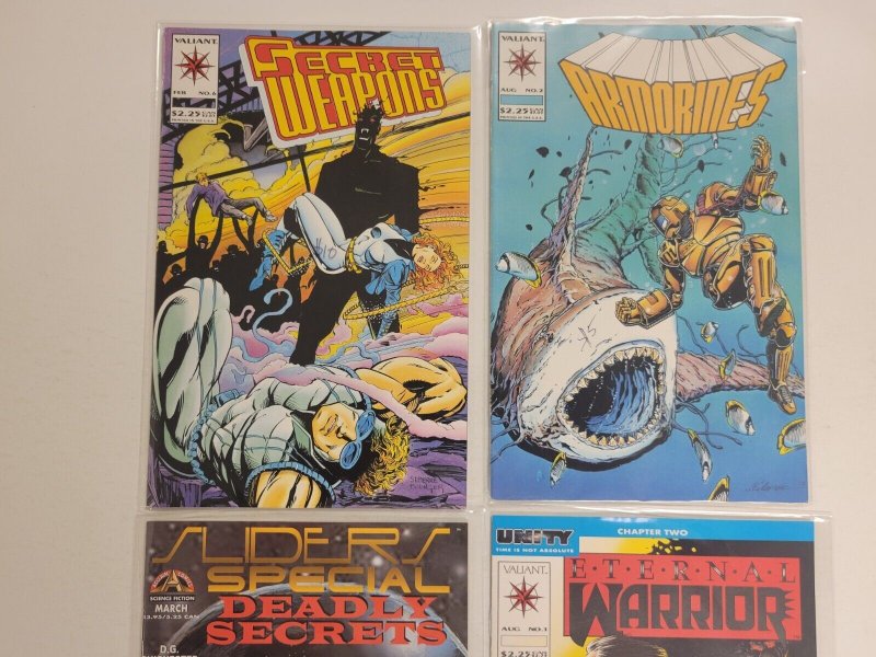 4 Comics #1 Eternal Warrior #2 Armorines #6 Secret Weapon #1 Sliders 39 TJ12