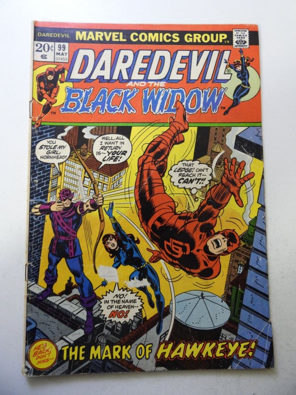 Daredevil #99 (1973) GD/VG Condition tape pull fc