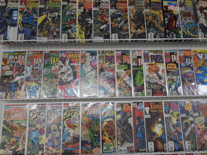 Huge Lot 130+ Comics W/ Transformers, Spider-Man, Fantastic Four+ Avg Fine+