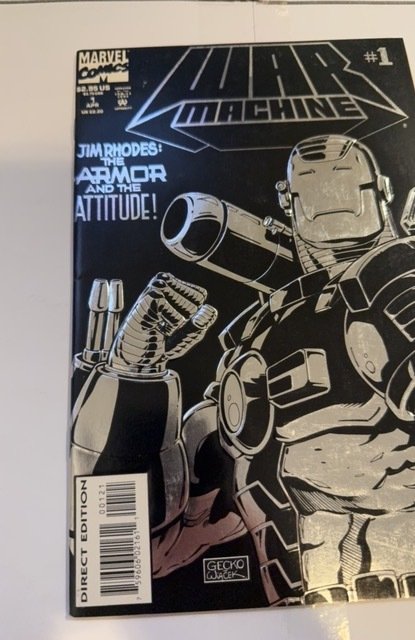 War Machine #1 (Marvel 1994) Comic Book Silver Foil Cover