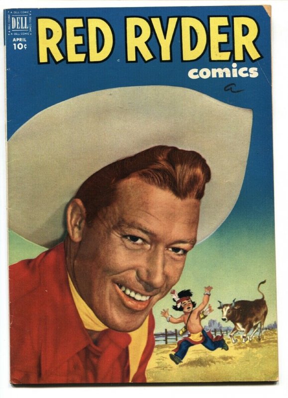 Red Ryder #105 1952-Dell-Little Beaver-Fred Harmon art vg/fn