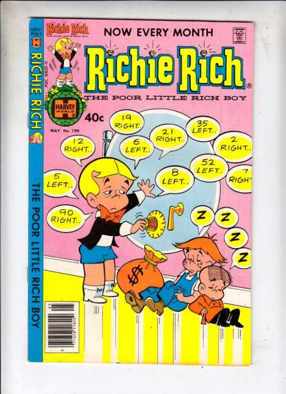 Richie Rich #190 (May-80) VF High-Grade Richie Rich