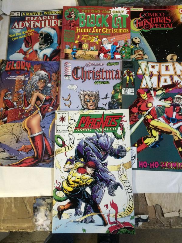 Christmas Comics as Christmas Cards 14 issue set Spider-man Black Cat Iron Man