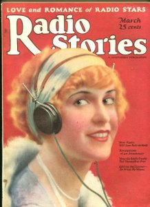 RADIO STORIES #6-03/1925-LOVE-ROMANCE-RUST STAPLES-CLASSIC-vf minus