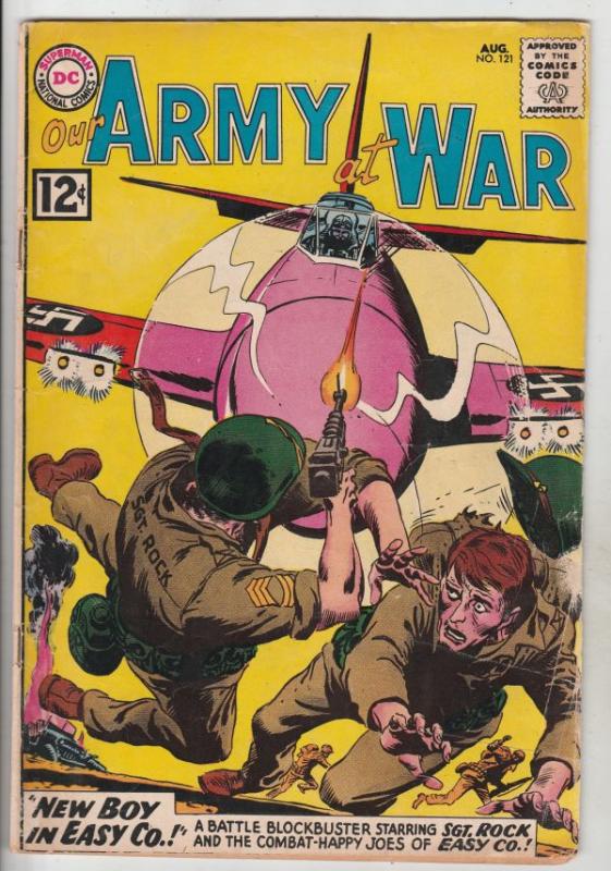 Our Army at War #121 (Aug-62) FN Mid-Grade Sgt. Rock and Easy Company