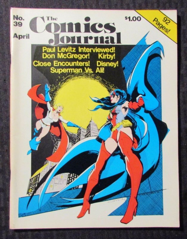 1978 COMICS JOURNAL #39 Jack Kirby CLOSE ENCOUNTERS Superman vs Ali FN+   | Comic Books - Bronze Age, Fantagraphics, Superman / HipComic