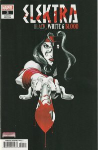 Elektra Black White & Blood # 3 Bagley Variant Cover NM Marvel [F6]