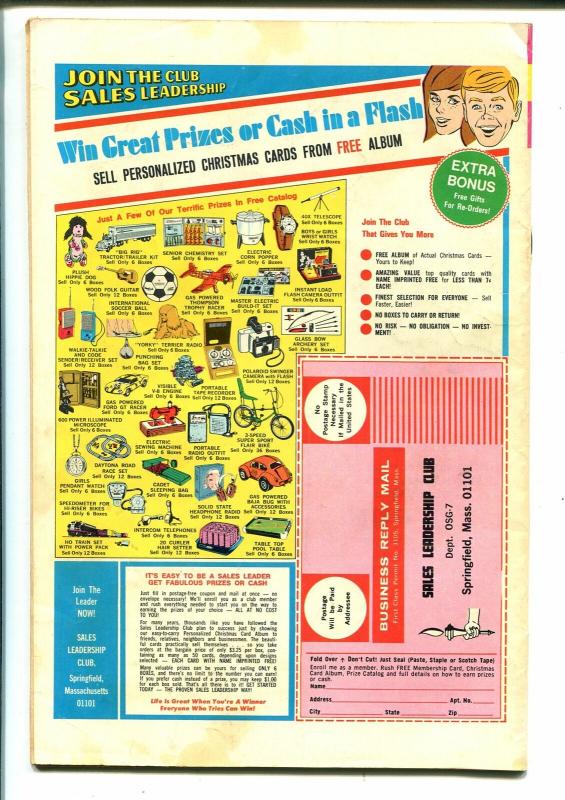 Huckleberry Hound #43 1970-Gold Key-final issue-Hanna-Barbera cartoons-FN