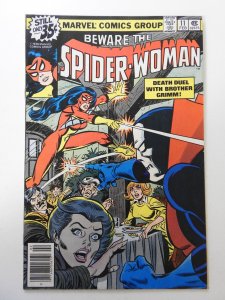 Spider-Woman #11 (1979) VG Condition moisture stain