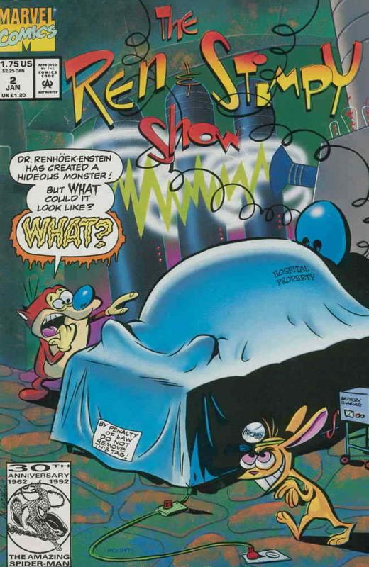 Ren & Stimpy Show #2 (2nd) VF; Marvel | save on shipping - details inside