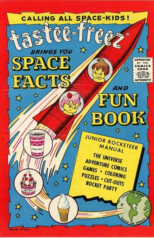 Tastee-Freez Space Facts and Fun Book  F  1957