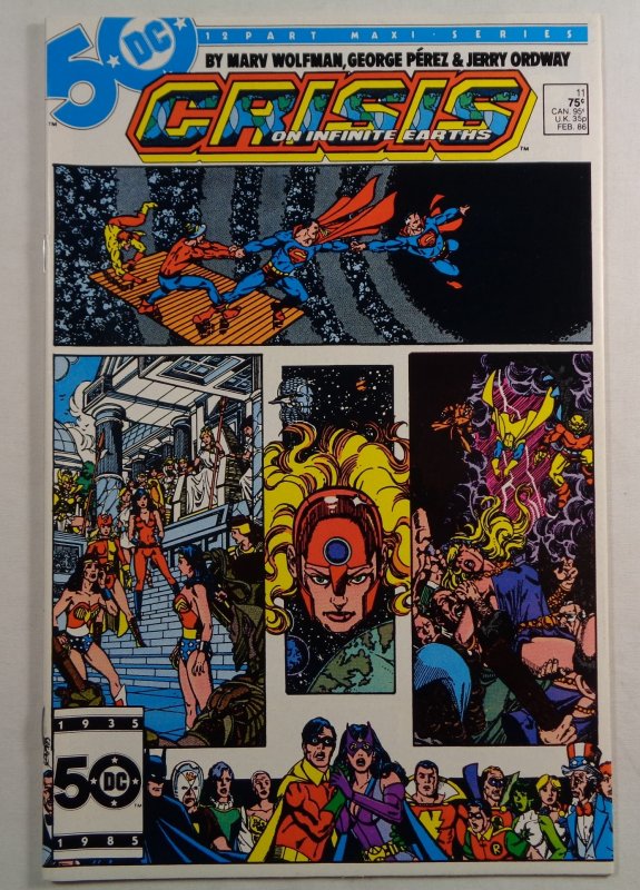 Crisis On Infinite Earths #1 2 3 4 5 6 9 10 11 DC 1985/86