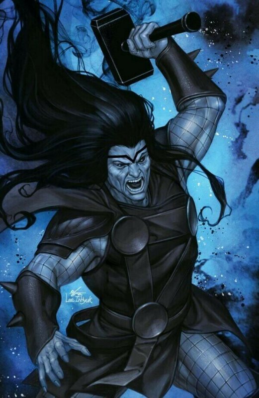THOR #06 INHYUK LEE VIRGIN BLACK WINTER
