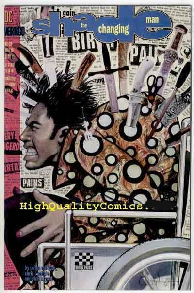 SHADE #33, NM+, Vertigo, Peter Milligan, Birth Pains, 1990, Chris Bachalo