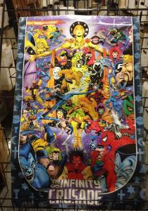 INFINITY CRUSADE POSTER! STARLIN! THANOS! 22x34 rolled Cavalcade of Stars 