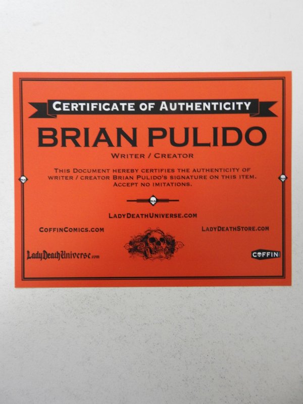 Hellwitch: Hellbourne #1 Risque Darth Hell Edition NM Condition! Signed W/ COA!