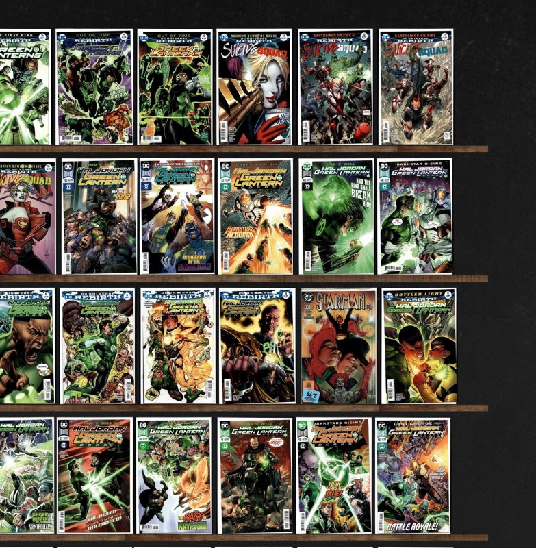 Huge Lot 140+ Comics with Green Lanterns, Suicide Squad, Jack Kirby& & More!