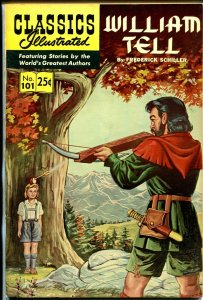 Classics Illustrated #101 1969-Gilberton-William Tell-HRN 169-Schiller-VF