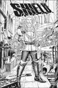 S.H.I.E.L.D. (2010) 1-D Black and White Edition VF/NM