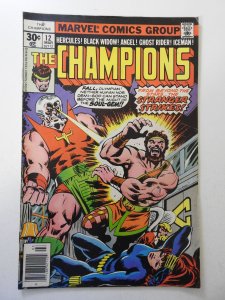 The Champions #12 (1977) VG Condition ink fc