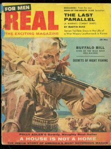 REAL MAGAZINE FOR MEN MAY 1957-BUFFALO BILL-ER KINSTLER FR