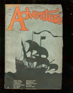 Adventure--June 1923--Pulp Magazine--Ridgway--G