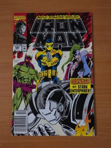 Iron Man #285 Newsstand Variant ~ NEAR MINT NM ~ 1992 Marvel Comics