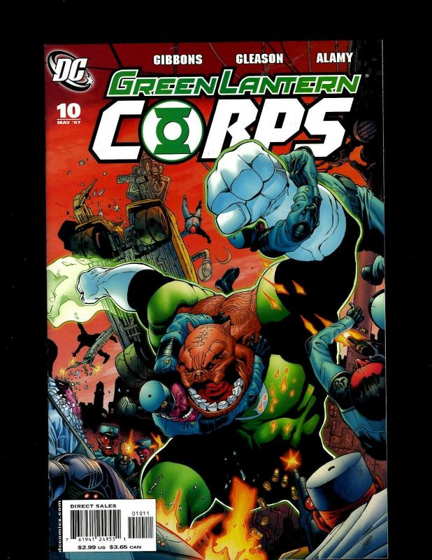 Lot of 12 Green Lantern Corps DC Comic Books #1 2 3 4 5 6 7 8 9 10 11 12 GK31