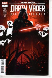 STAR WARS DARTH VADER BLACK WHITE AND RED #4