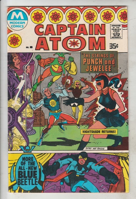 Captain Atom #85 (1978) VF+ High-Grade Captain Atom, Blue Beetle Modern Issue!