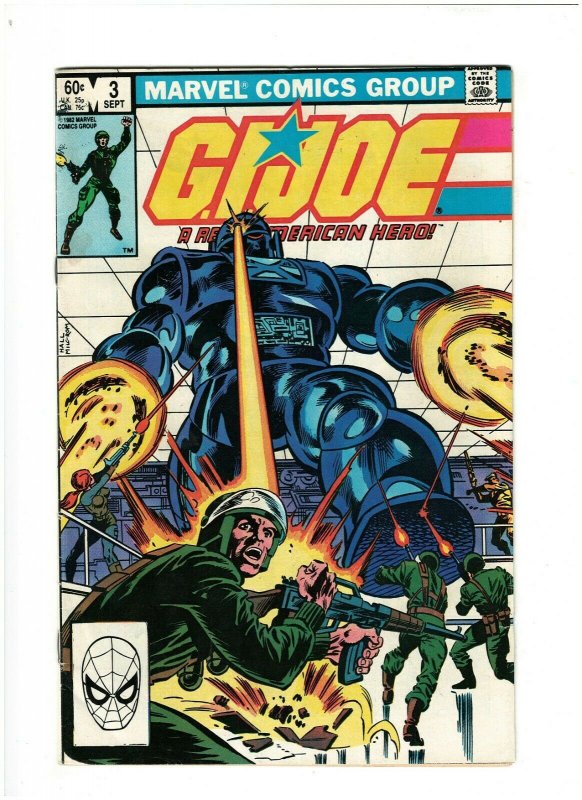 G.I. Joe ARAH #3 VG/FN 5.0 1st Print Marvel Comics 1982 Cobra Larry Hama 