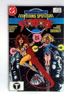 Teen Titans Spotlight Starfire #19 1988 DC 9.0 Millenium Harbinger Comic