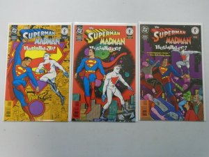 Superman Madman Hullabaloo set #1-3 6.0 FN (1997)