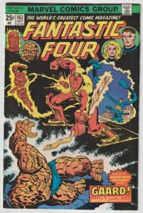 Fantastic Four #163 (Oct 1975, Marvel), FN-VFN condition (7.0), Arkon appearance