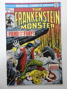 The Frankenstein Monster #7 VG! Cover & 1st 2 wraps detached bottom staple