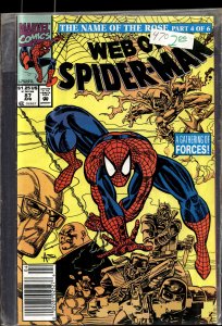 Web of Spider-Man #87 Newsstand Edition (1992) Spider-Man