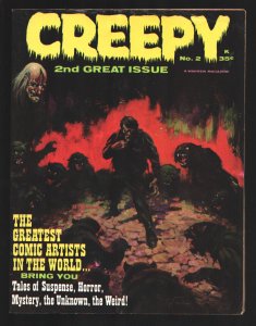 Creepy #2 1965- Warren-Frank Frazetta cover-Joe Orlando-Reed Crandall-Gray Mo...