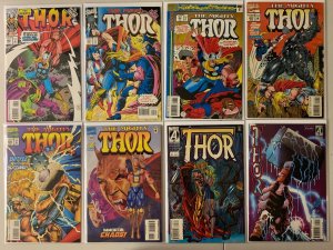 Thor 1st series comics lot #446-502 + 1 annual 26 diff avg 6.0 (1992-96)