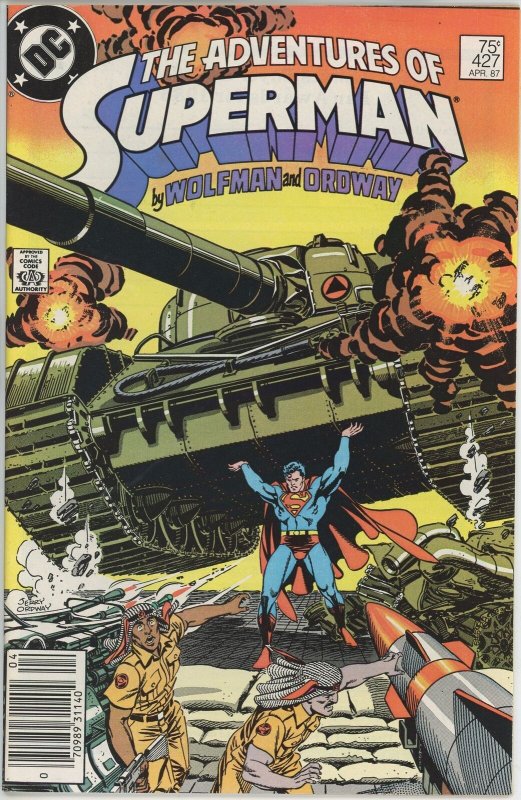 Adventures of Superman #427 (1987) - 9.4 NM *Mind Games* Newsstand