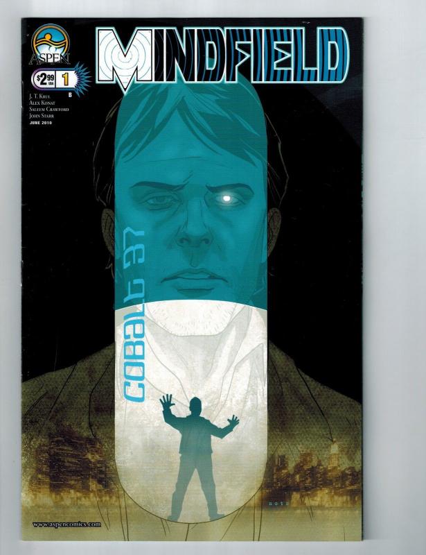 Mindfield # 1 Aspen Comic Book Cover B J.T. Krul Alex Konat Series Issues S99