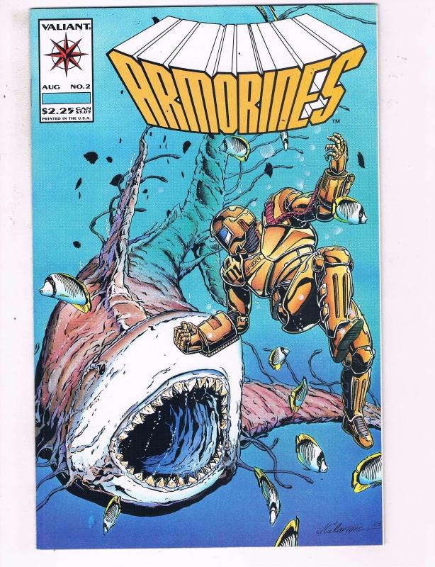 Lot Of 7 Armorines Valiant Comic Books # 1 2 3 4 5 6 7 Modern Age Series J25