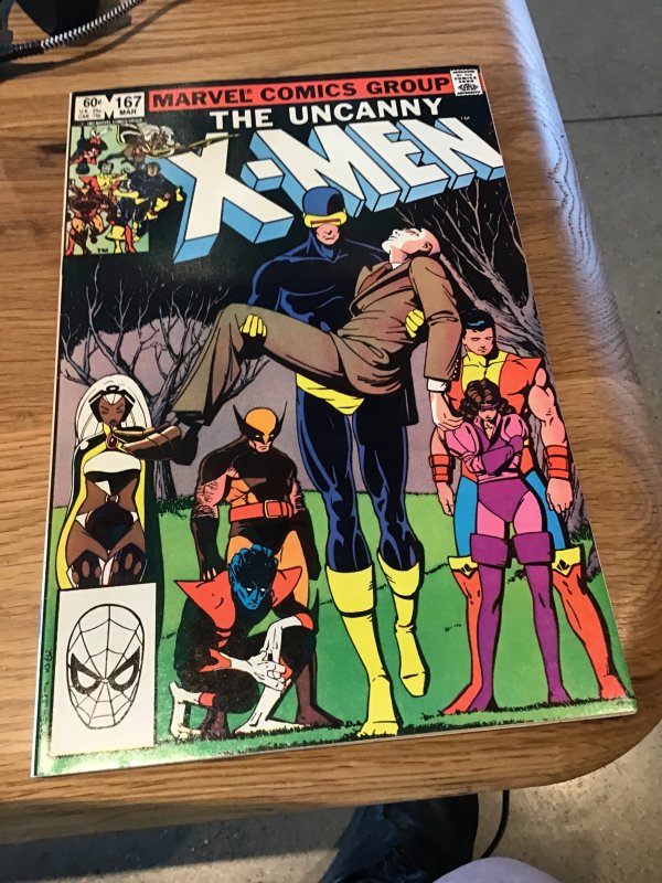 The Uncanny X-Men #167 (1983)  high-grade New Mutants key! VF/NM Smith variant!