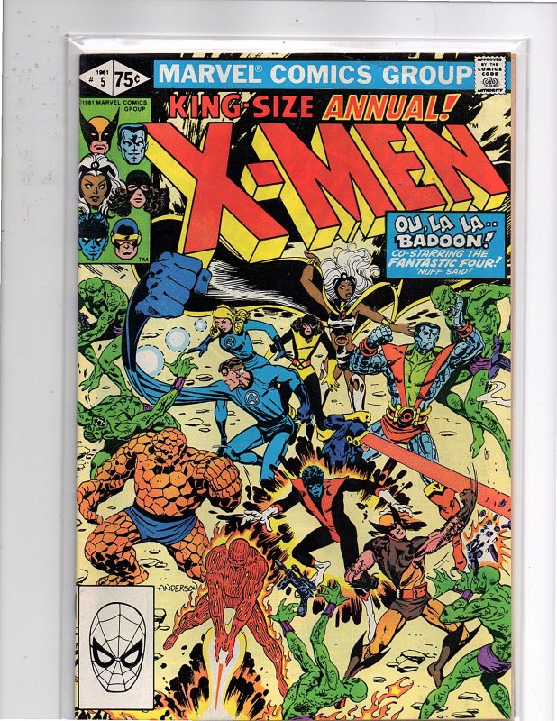 Marvel Comics  X-Men Annual #5 Fantastic Four Arkon