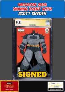 ABSOLUTE BATMAN ARK M #1 ROSSMO CGC SS 9.8 SCOTT SNYDER SIGNED MEGACON PRESALE