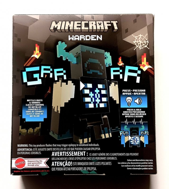 WARDEN | MINECRAFT #HHK89 | MATTEL | MOJANG STUDIOS 2021 | NEW IN BOX