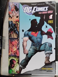 dc comics the new 52   #1  2011 free comic book day
