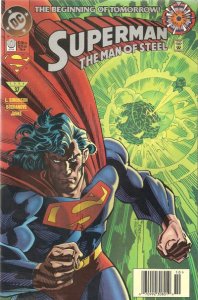 Superman: The Man of Steel #0 (Newsstand) FN ; DC